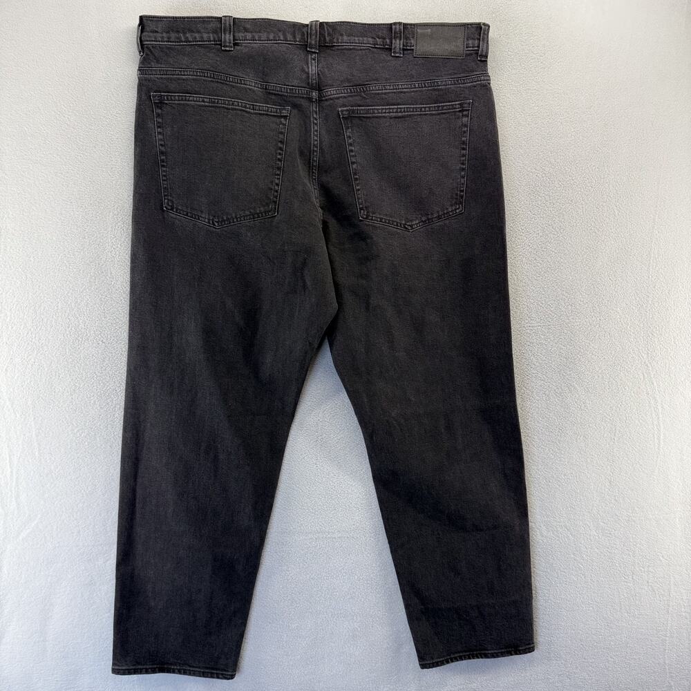 Madewell Jeans Men's 40x32 Black Relaxed Taper Denim 5 Pocket NJ004 Cotton NEW - Picture 8 of 9